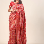 Peacock and Floral Saree