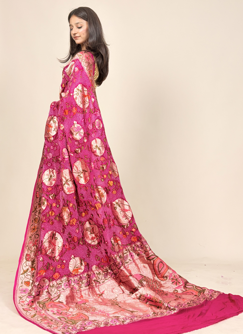Radha Krishanaji Pichway Paithani Saree