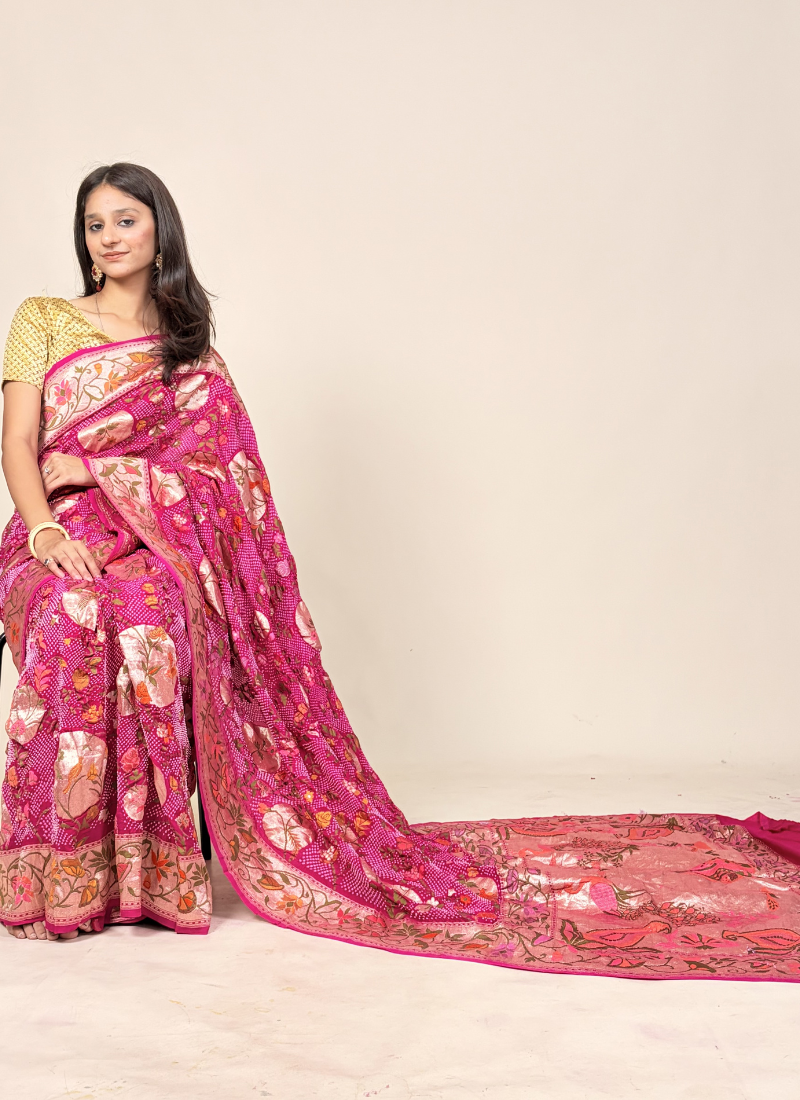 Radha Krishanaji Pichway Paithani Saree