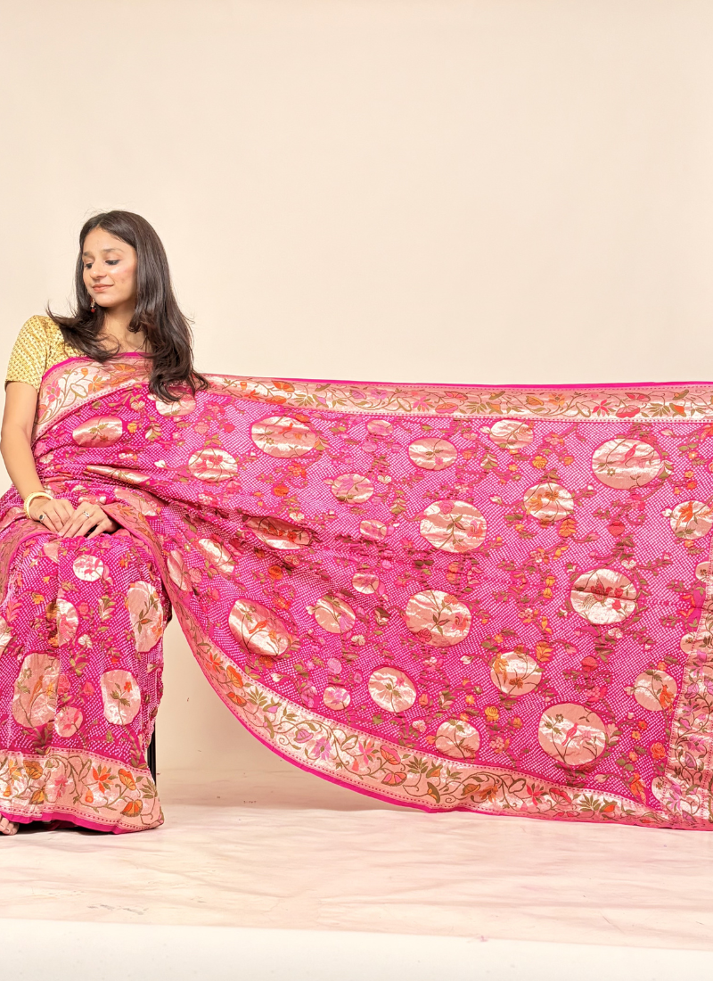 Radha Krishanaji Pichway Paithani Saree